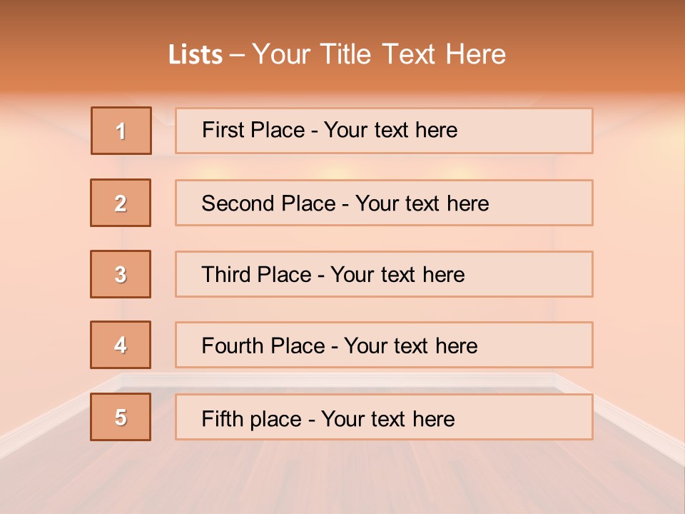 Indoor Space Interior PowerPoint Template