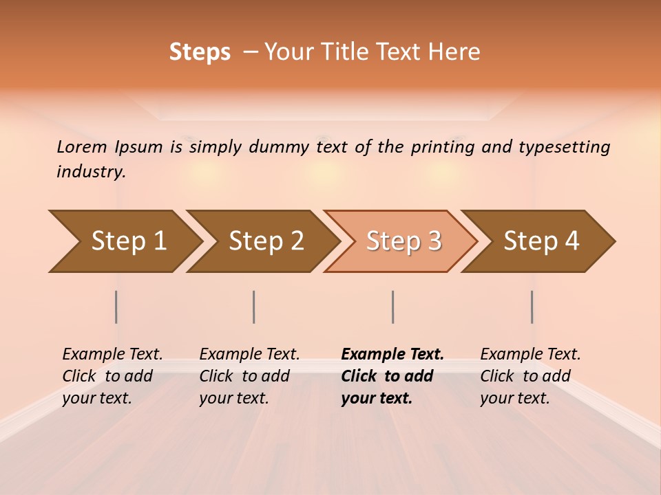 Indoor Space Interior PowerPoint Template