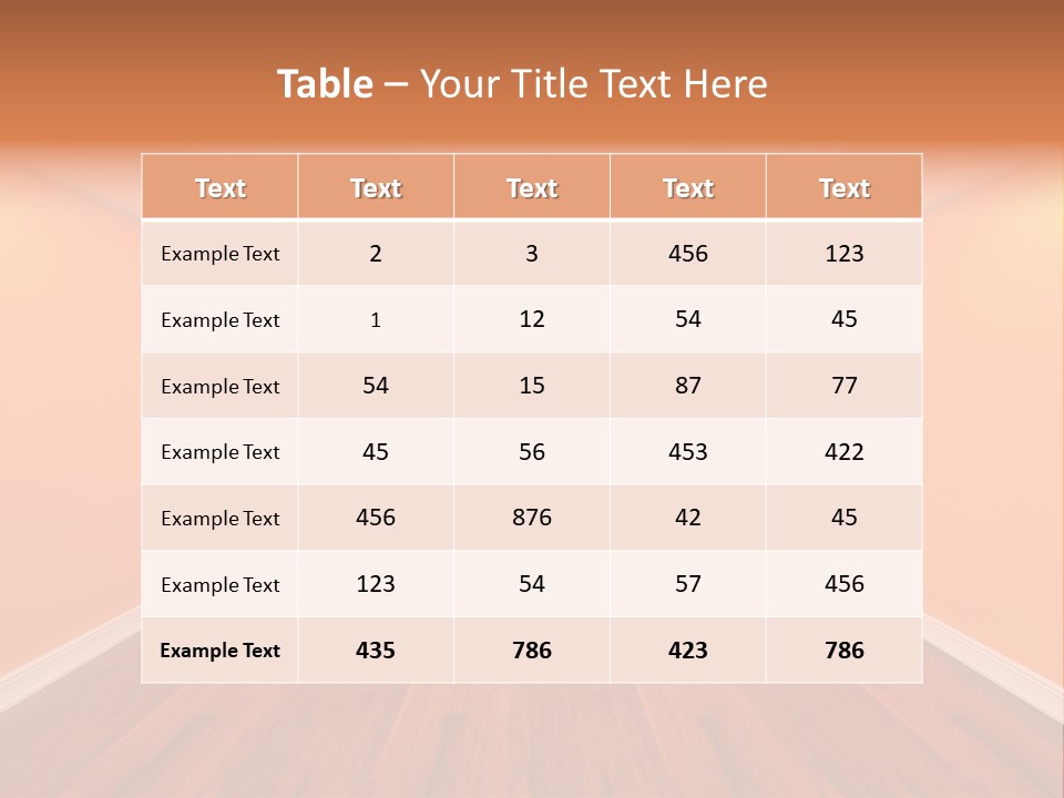 Indoor Space Interior PowerPoint Template