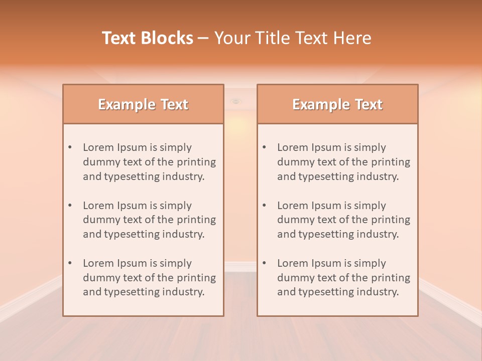 Indoor Space Interior PowerPoint Template