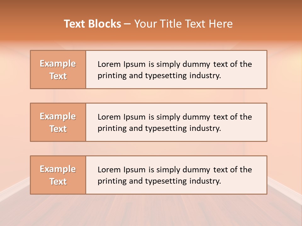 Indoor Space Interior PowerPoint Template