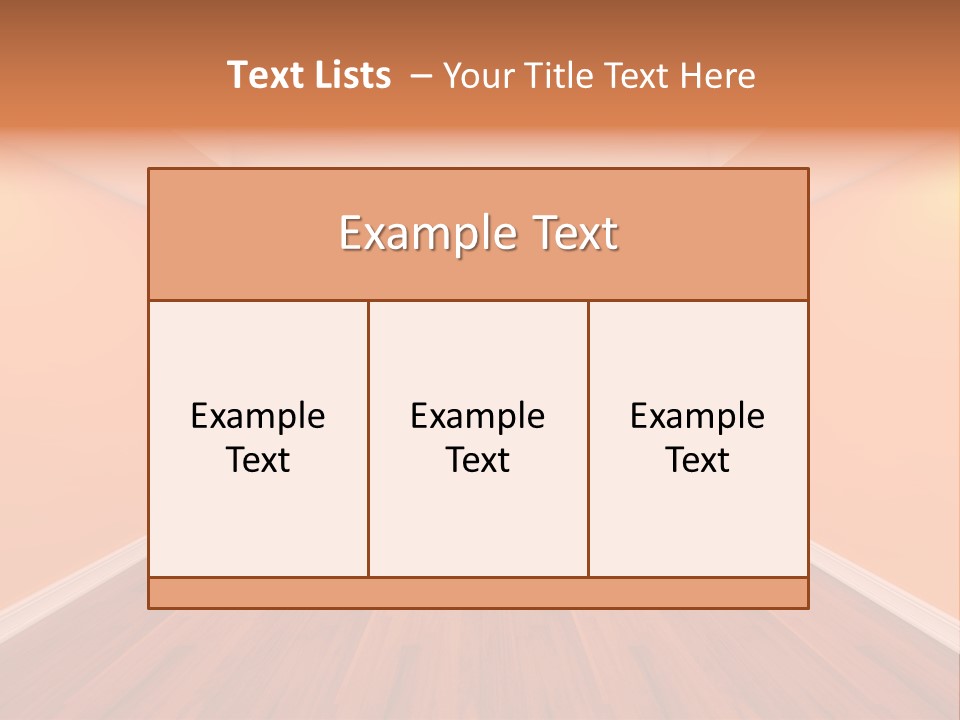 Indoor Space Interior PowerPoint Template
