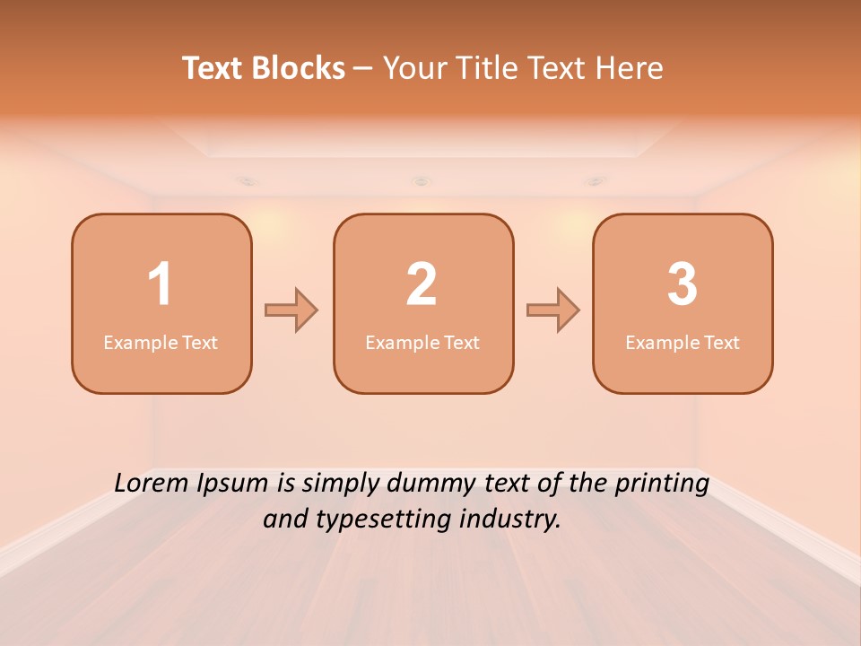 Indoor Space Interior PowerPoint Template