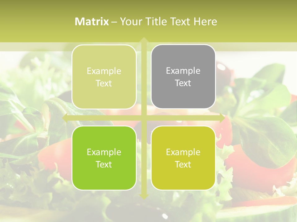 Vitamins Dish Closeup PowerPoint Template