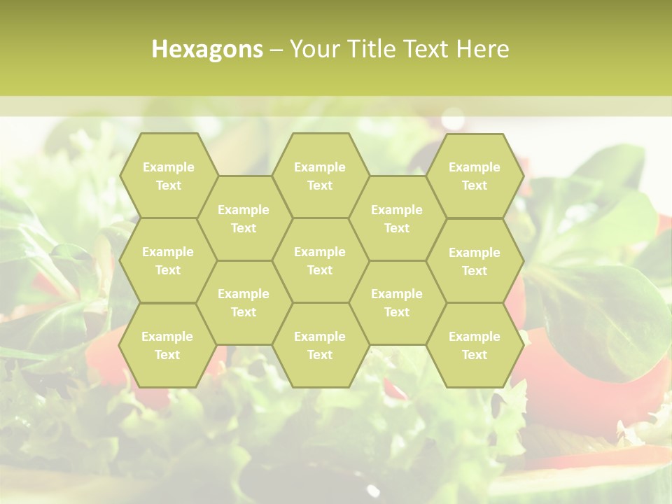 Vitamins Dish Closeup PowerPoint Template