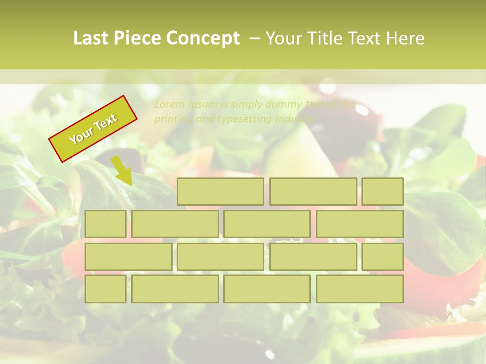 Vitamins Dish Closeup PowerPoint Template