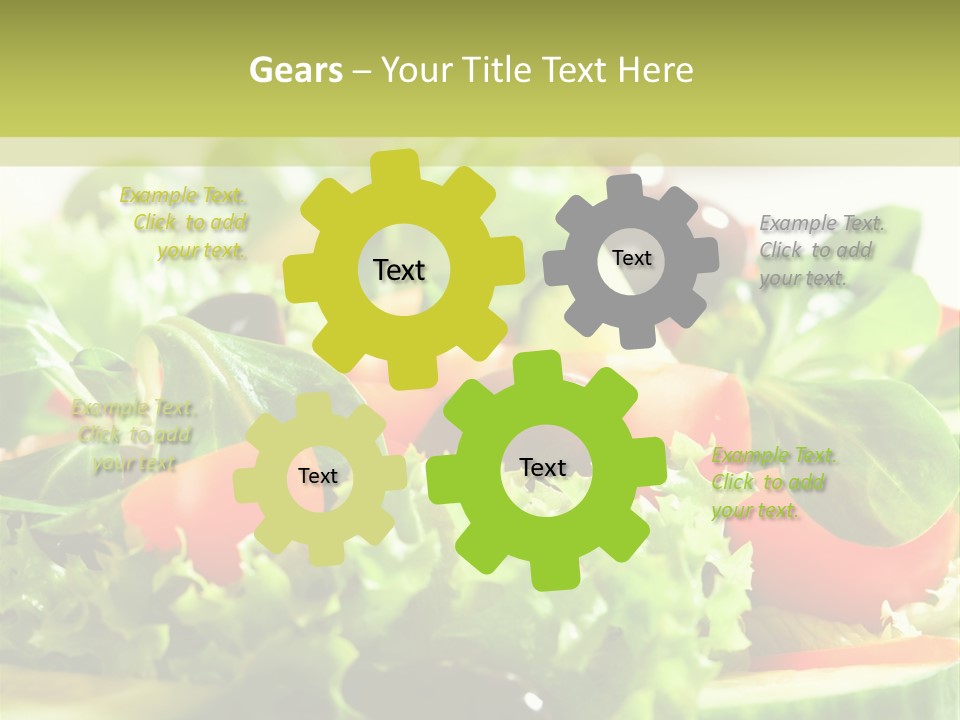 Vitamins Dish Closeup PowerPoint Template