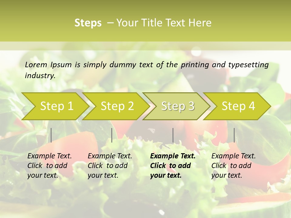 Vitamins Dish Closeup PowerPoint Template