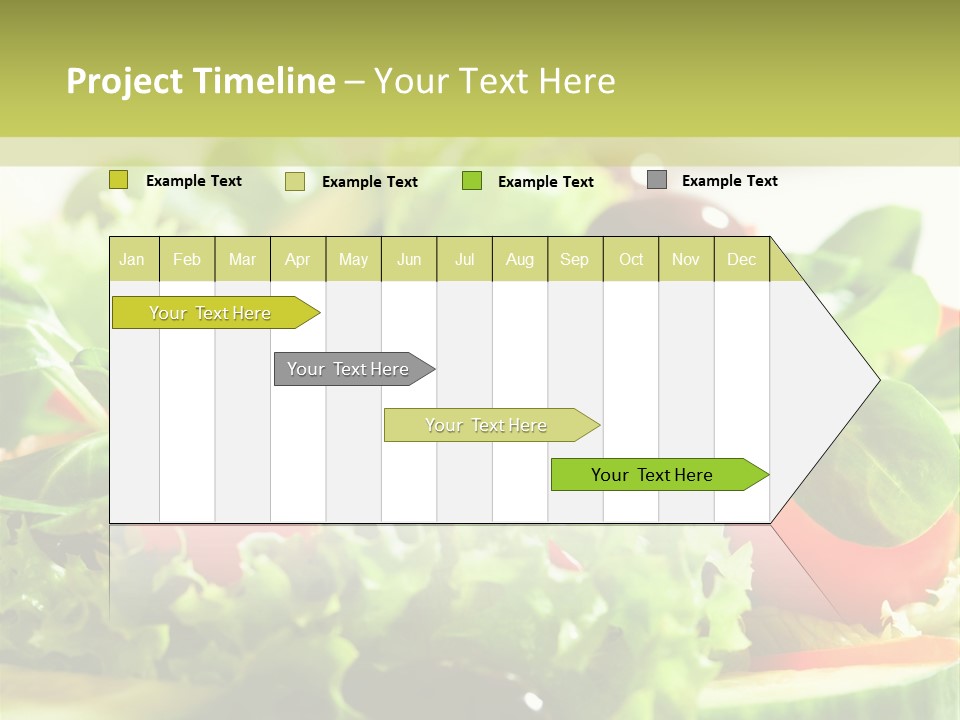 Vitamins Dish Closeup PowerPoint Template