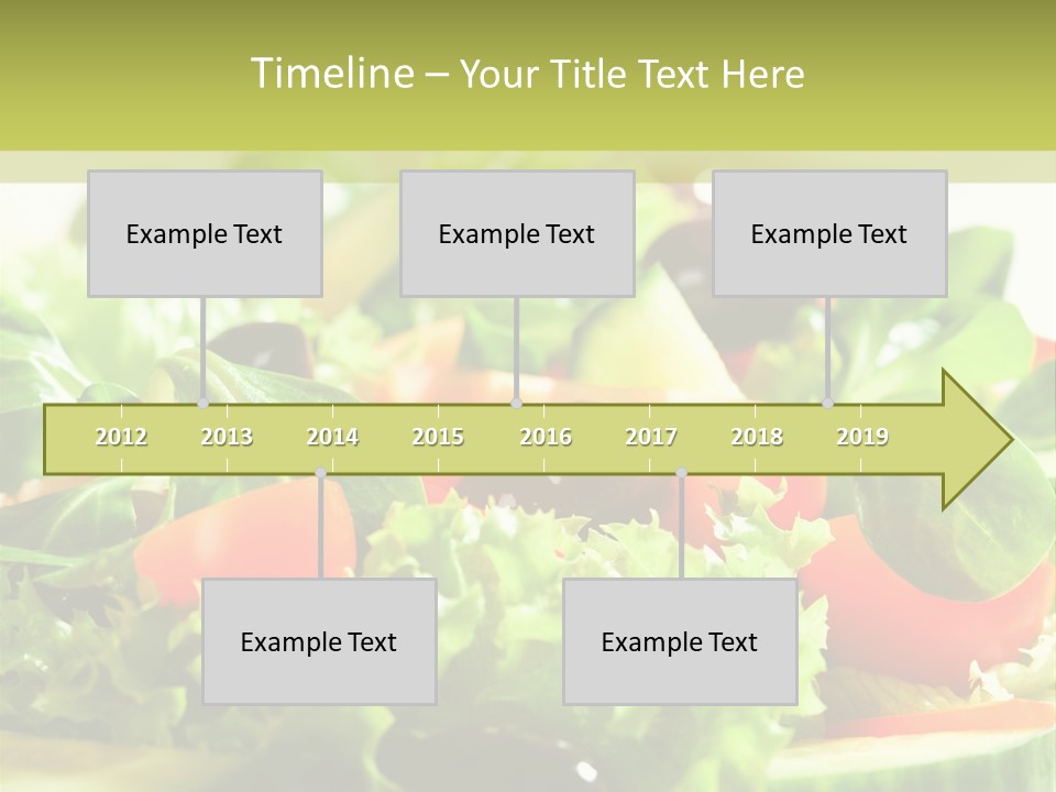 Vitamins Dish Closeup PowerPoint Template