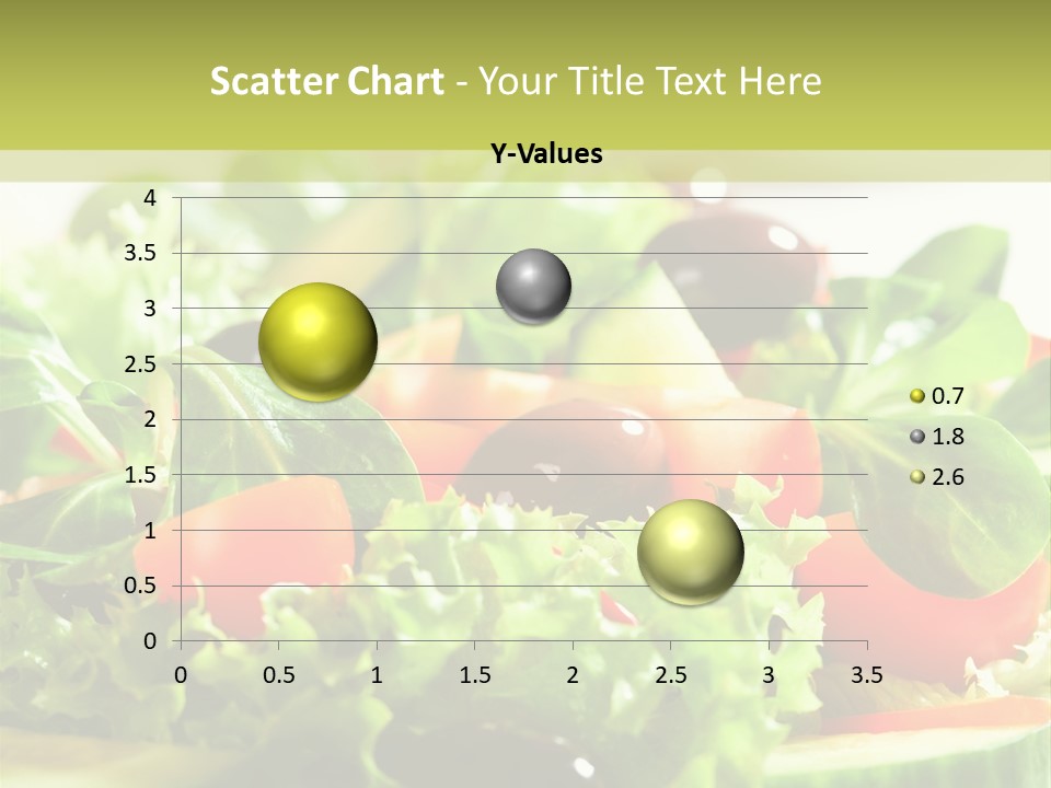 Vitamins Dish Closeup PowerPoint Template