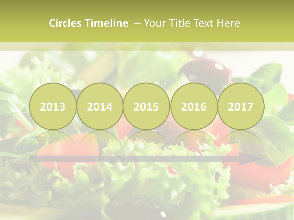 Vitamins Dish Closeup PowerPoint Template