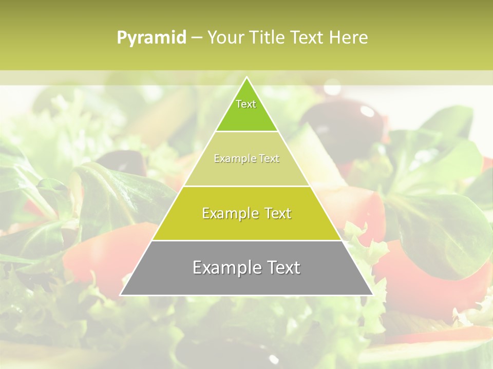 Vitamins Dish Closeup PowerPoint Template