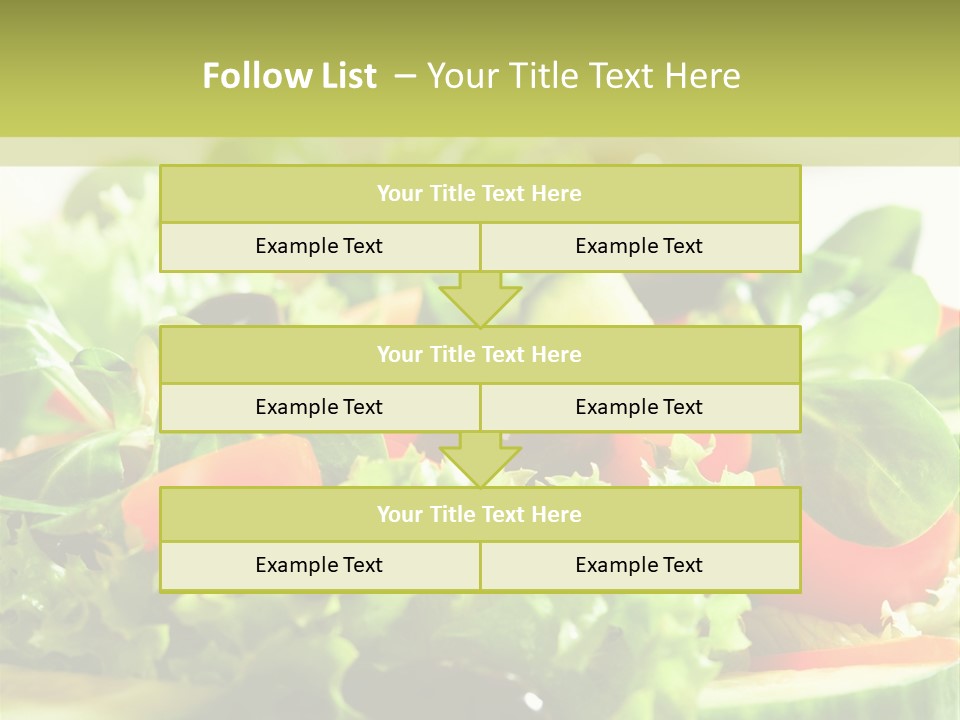 Vitamins Dish Closeup PowerPoint Template