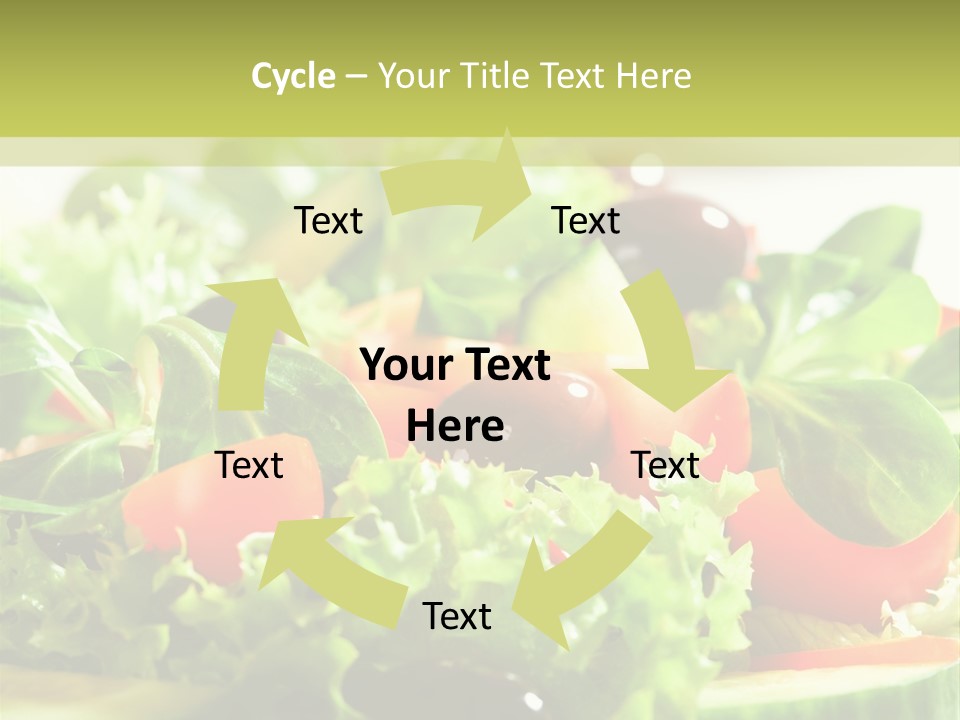 Vitamins Dish Closeup PowerPoint Template