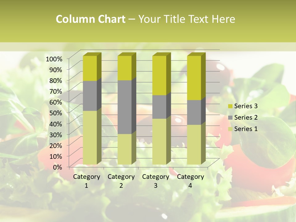 Vitamins Dish Closeup PowerPoint Template