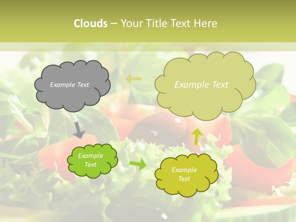 Vitamins Dish Closeup PowerPoint Template