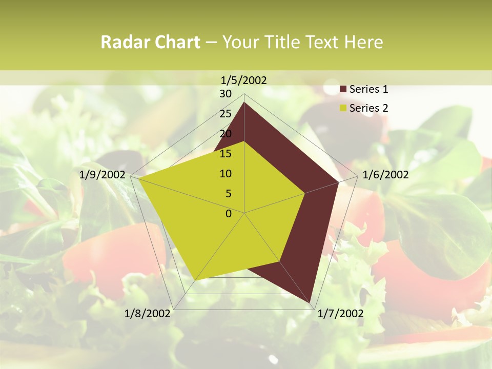 Vitamins Dish Closeup PowerPoint Template