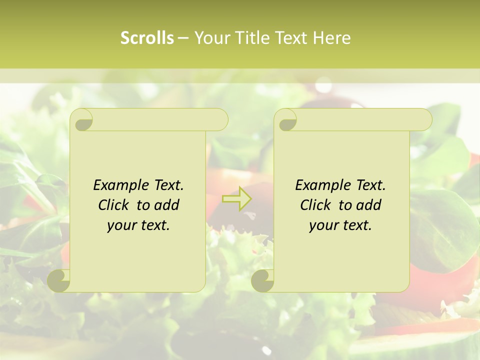 Vitamins Dish Closeup PowerPoint Template