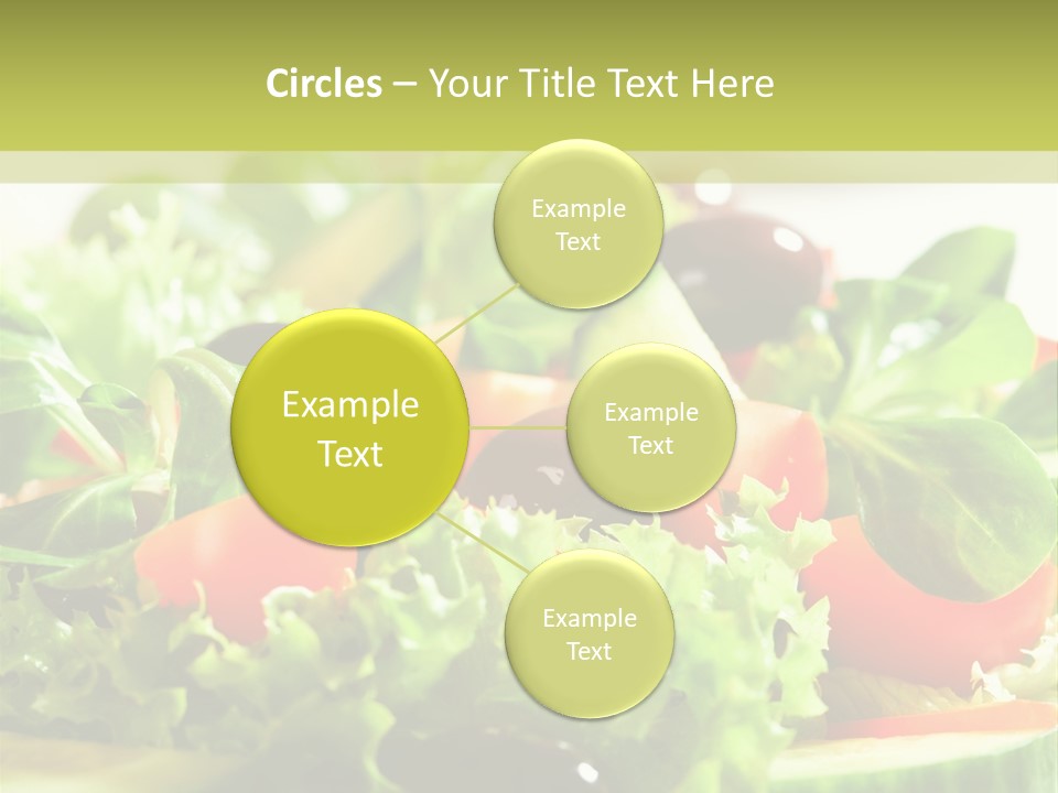 Vitamins Dish Closeup PowerPoint Template