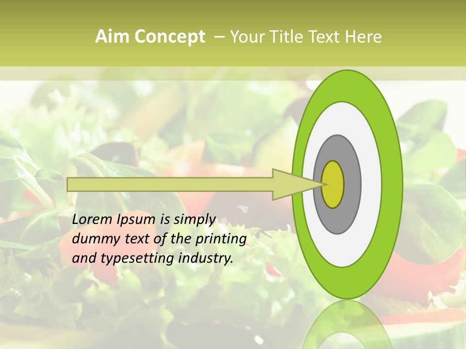 Vitamins Dish Closeup PowerPoint Template
