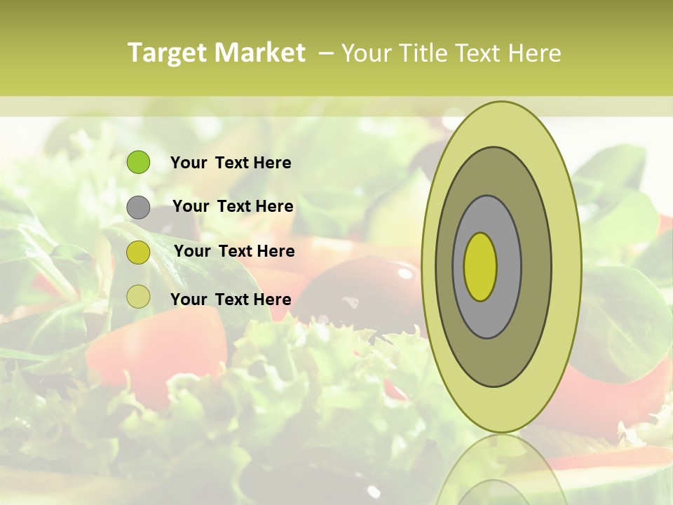 Vitamins Dish Closeup PowerPoint Template