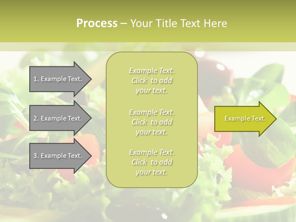 Vitamins Dish Closeup PowerPoint Template