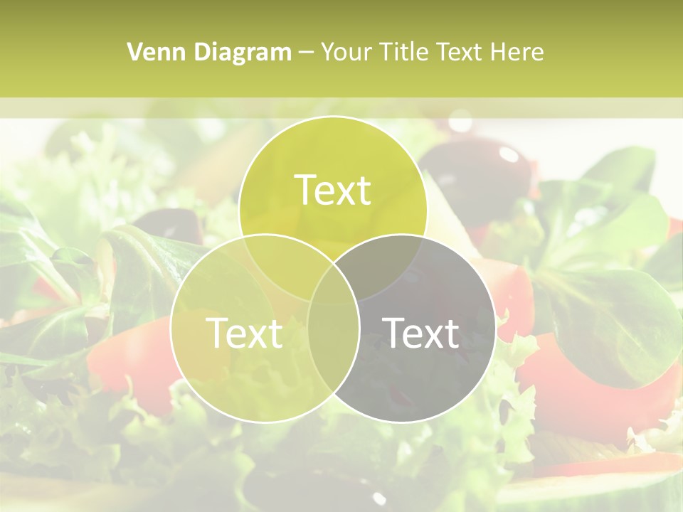 Vitamins Dish Closeup PowerPoint Template