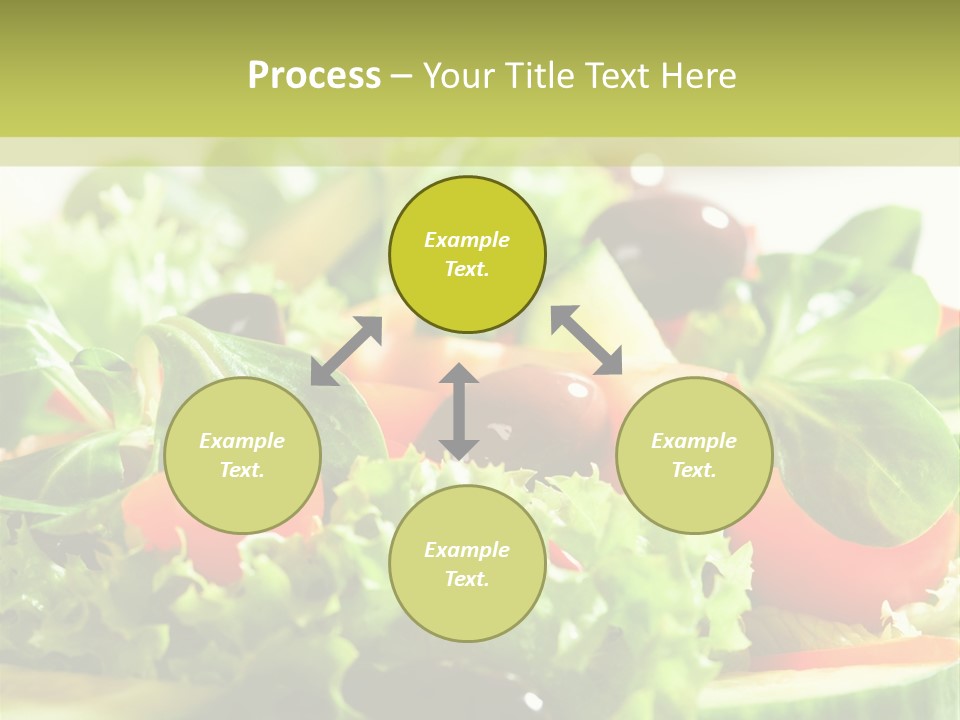 Vitamins Dish Closeup PowerPoint Template
