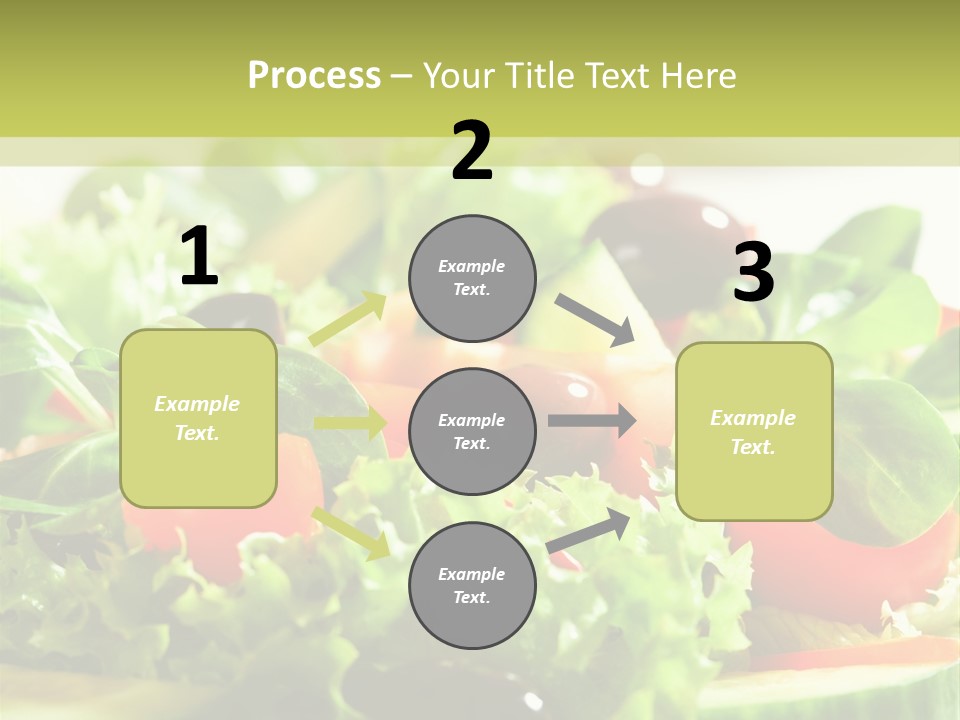 Vitamins Dish Closeup PowerPoint Template