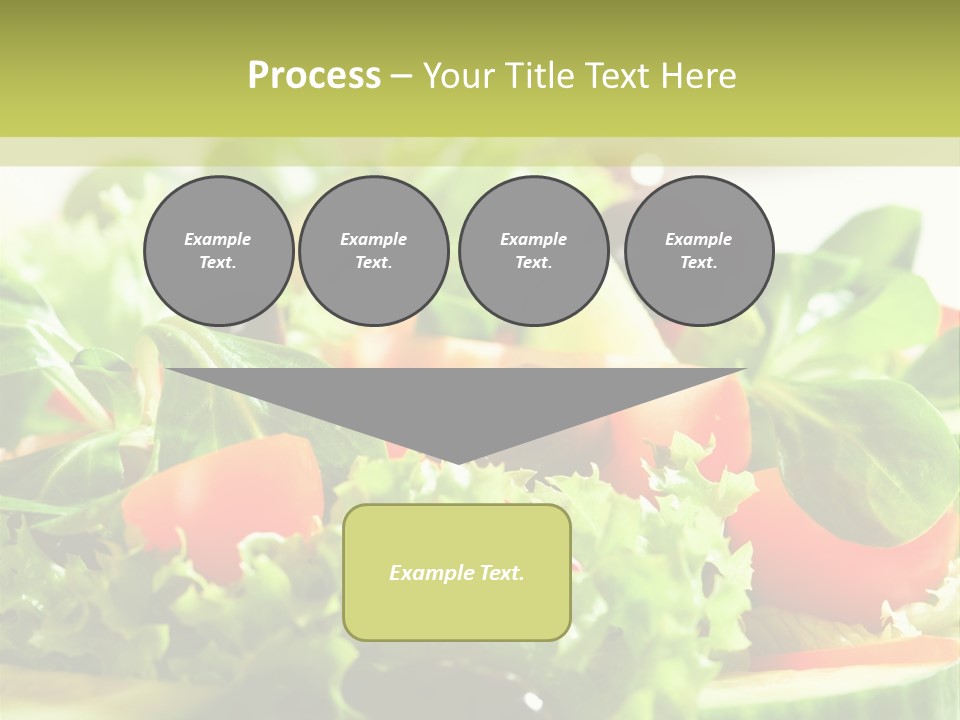 Vitamins Dish Closeup PowerPoint Template
