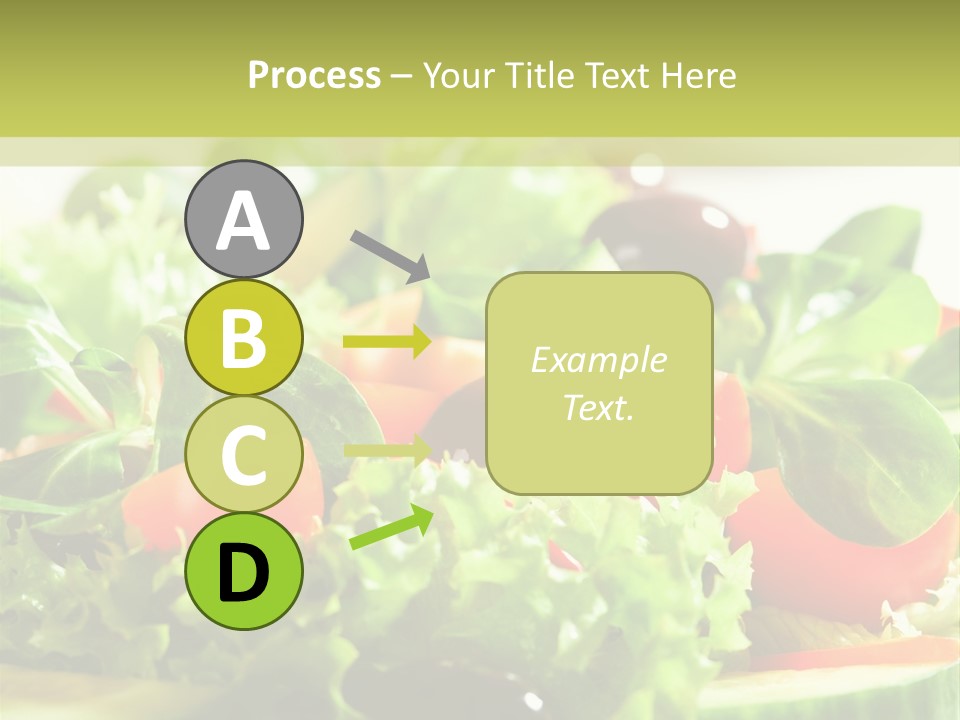 Vitamins Dish Closeup PowerPoint Template