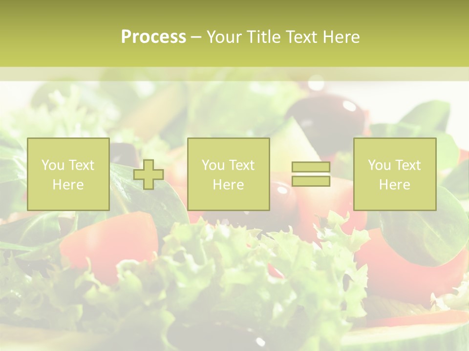 Vitamins Dish Closeup PowerPoint Template