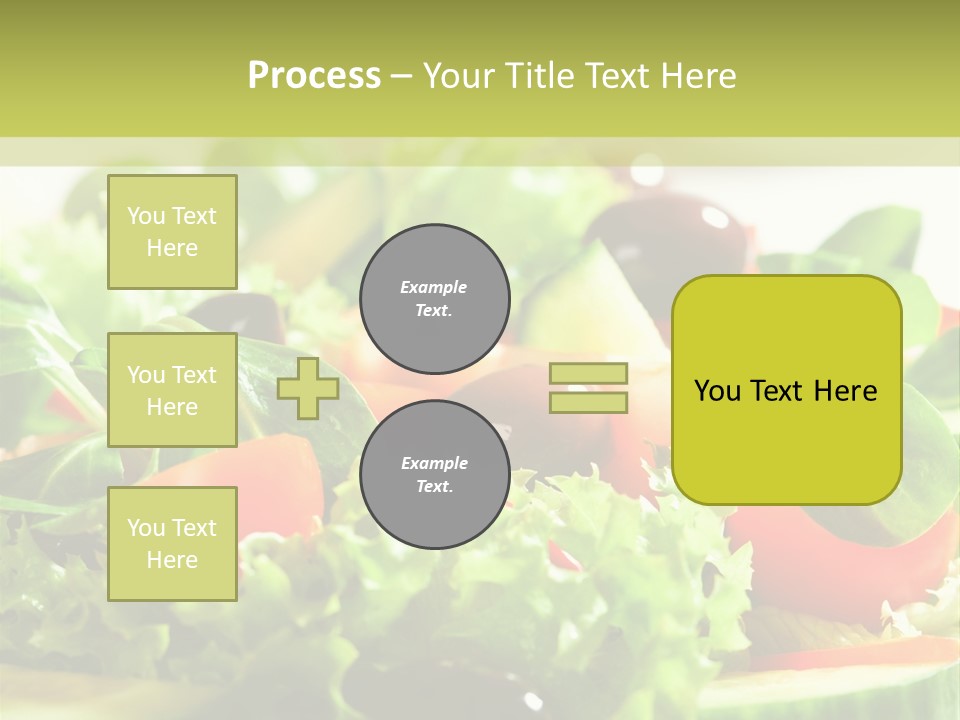 Vitamins Dish Closeup PowerPoint Template
