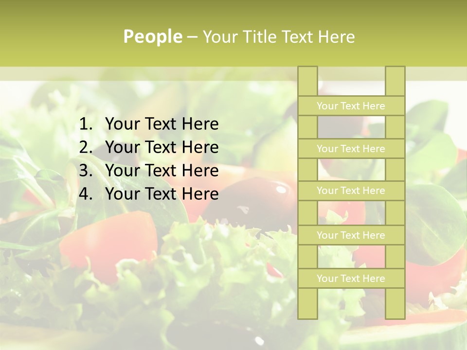 Vitamins Dish Closeup PowerPoint Template