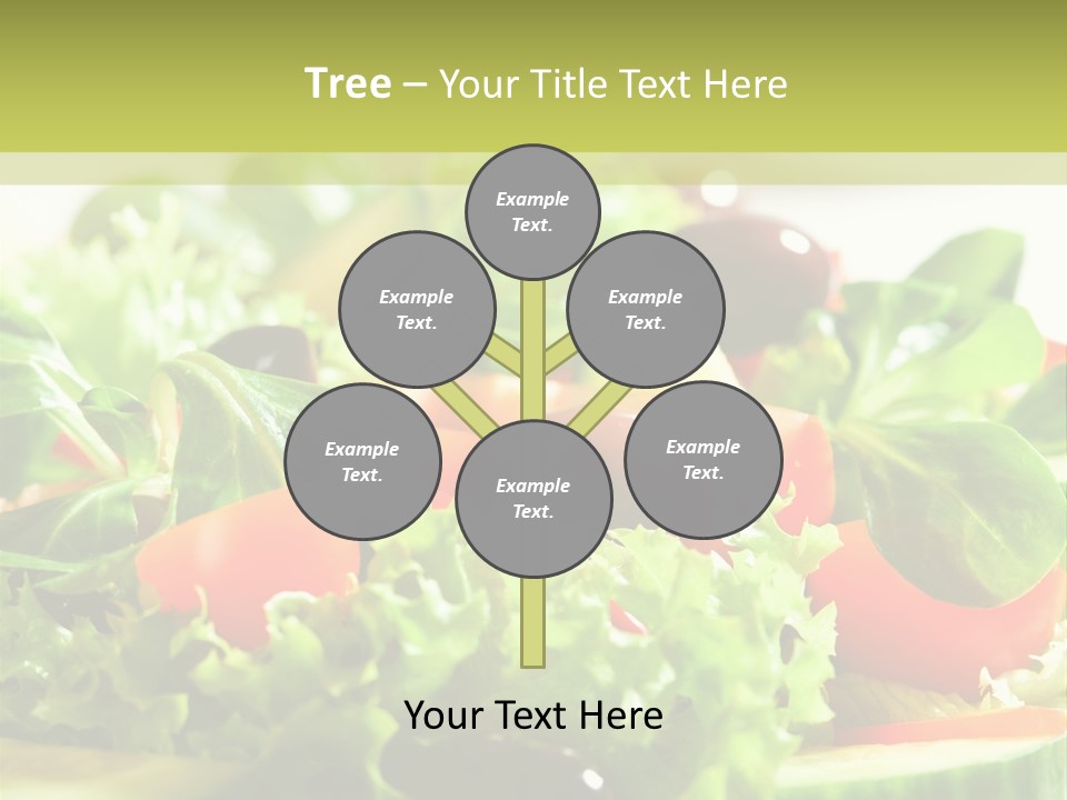 Vitamins Dish Closeup PowerPoint Template