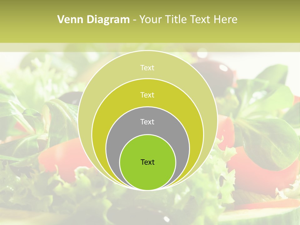 Vitamins Dish Closeup PowerPoint Template