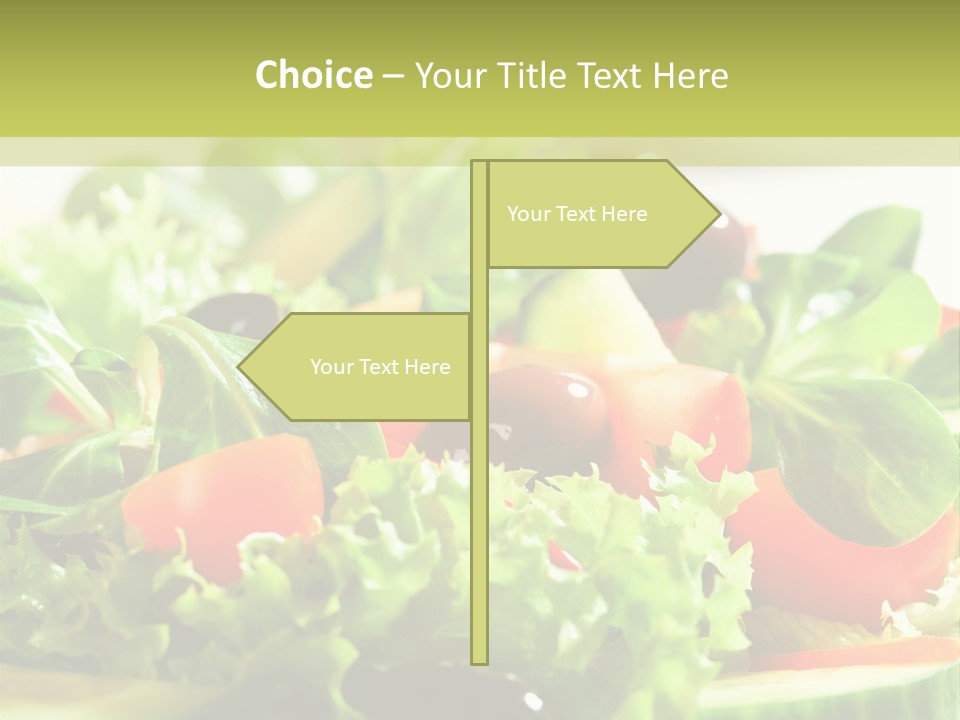 Vitamins Dish Closeup PowerPoint Template