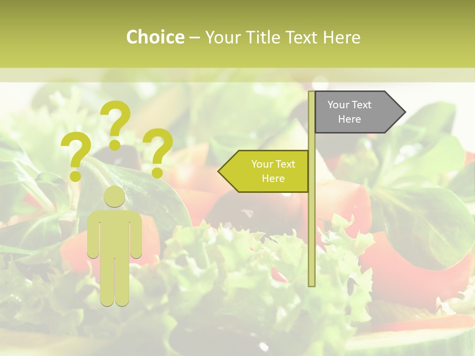 Vitamins Dish Closeup PowerPoint Template
