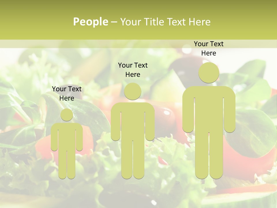 Vitamins Dish Closeup PowerPoint Template