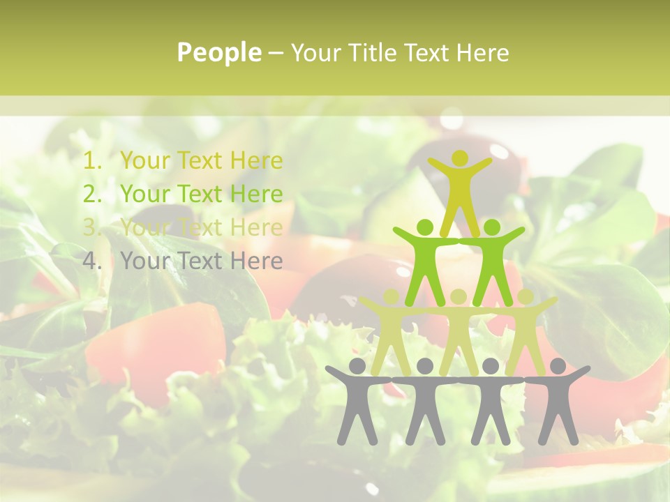 Vitamins Dish Closeup PowerPoint Template