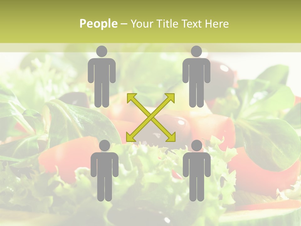 Vitamins Dish Closeup PowerPoint Template