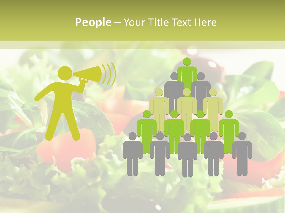 Vitamins Dish Closeup PowerPoint Template