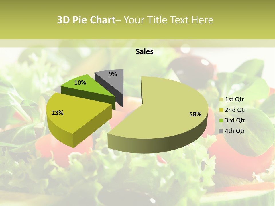 Vitamins Dish Closeup PowerPoint Template