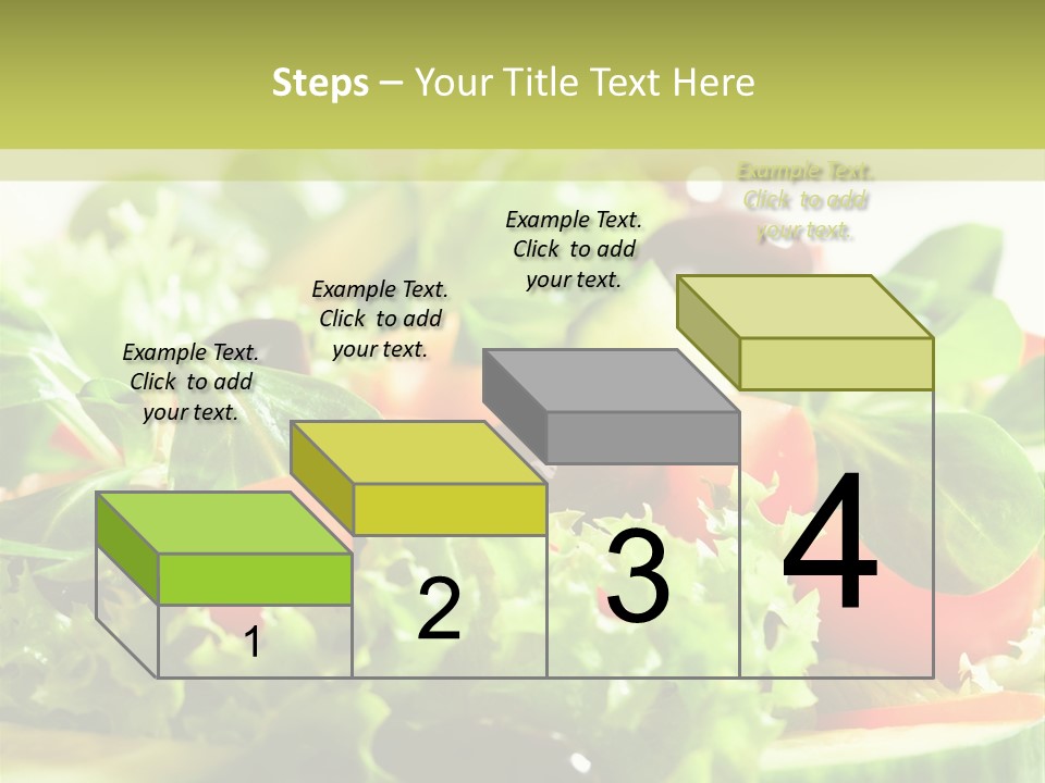 Vitamins Dish Closeup PowerPoint Template