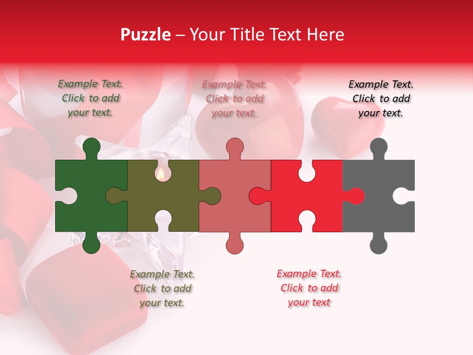 Space Love Bow PowerPoint Template