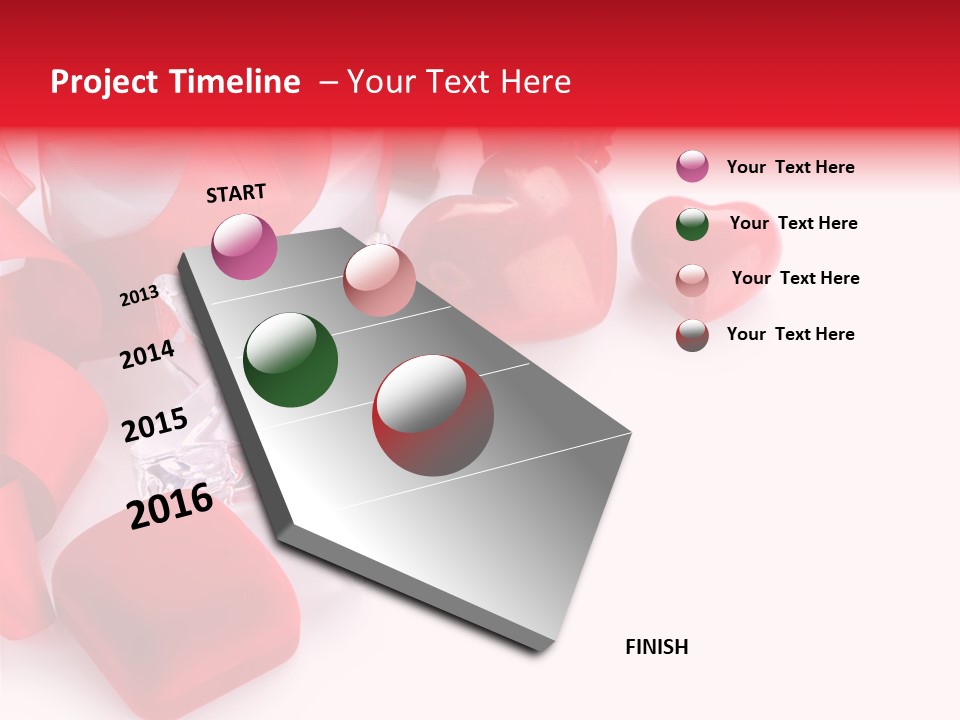 Space Love Bow PowerPoint Template