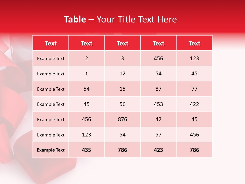 Space Love Bow PowerPoint Template
