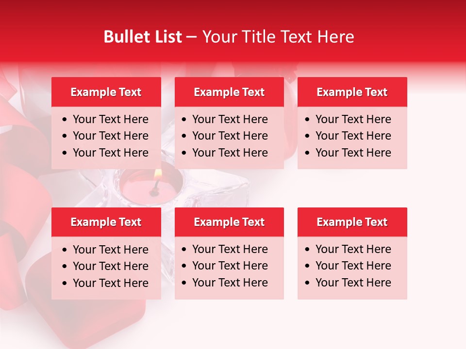 Space Love Bow PowerPoint Template