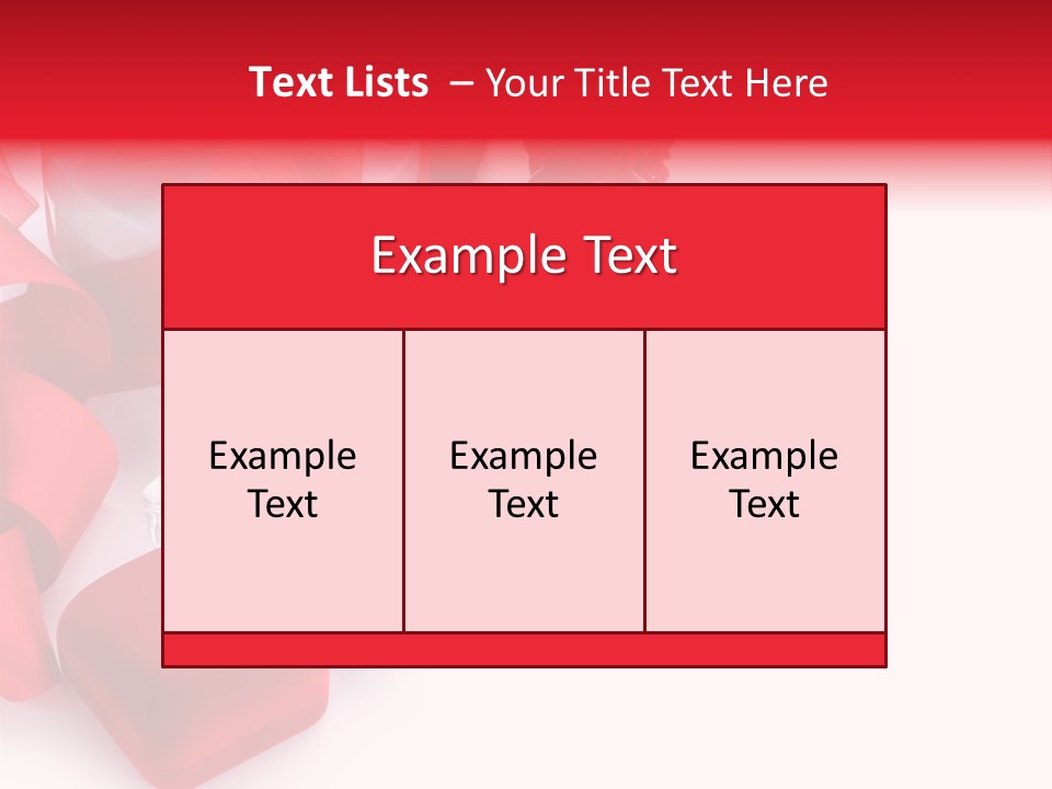 Space Love Bow PowerPoint Template